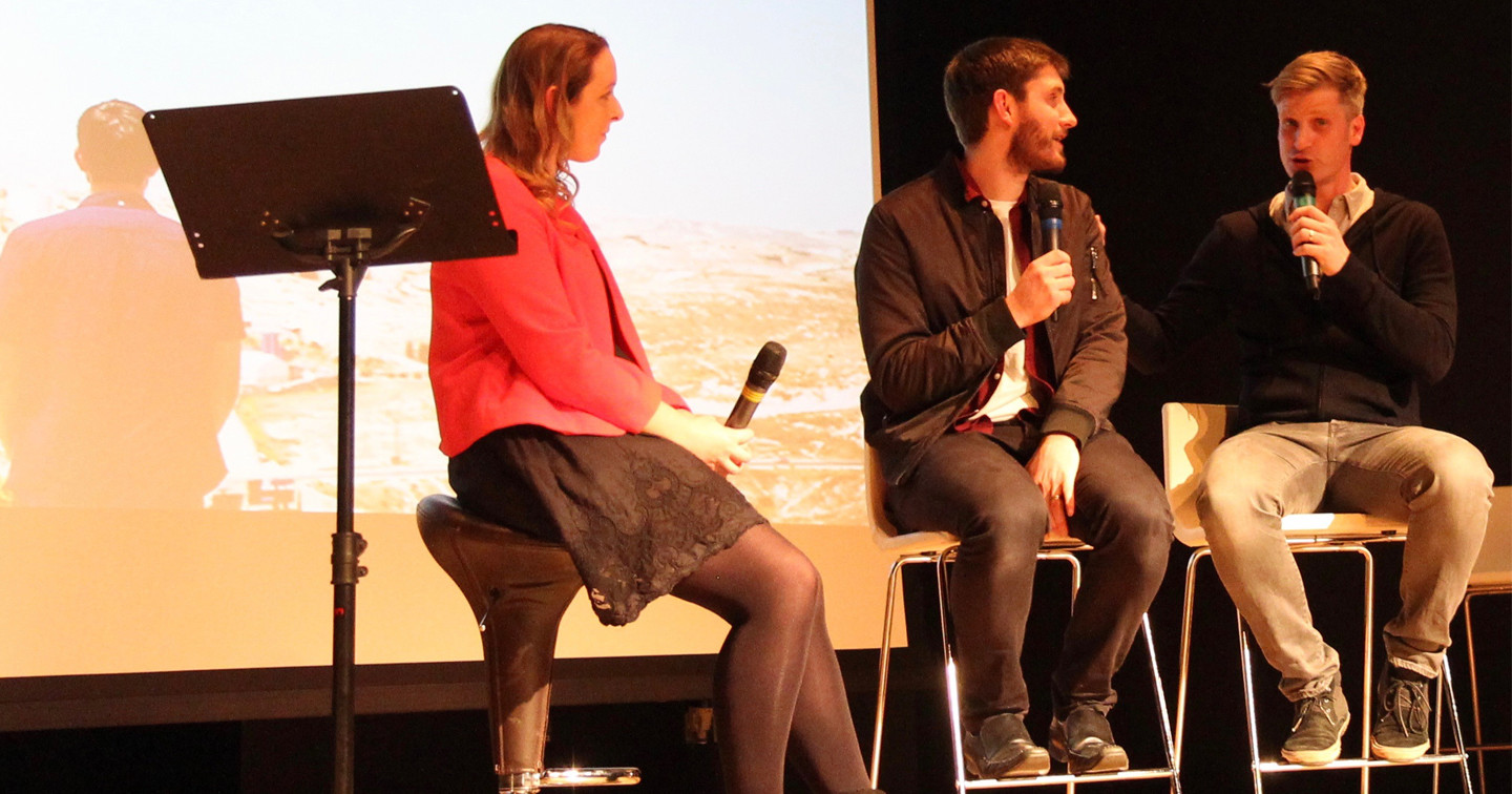 MC Grace interviews Jonny Somerville and Greg Fromholz about the making of the NUA Film Series. 