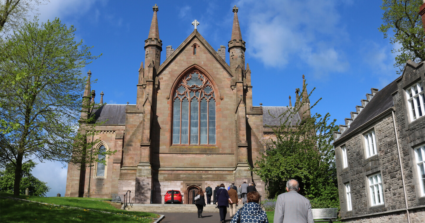 Members of the congregation arriving for the most recent General Synod Service to be held in Armagh, in May 2018.