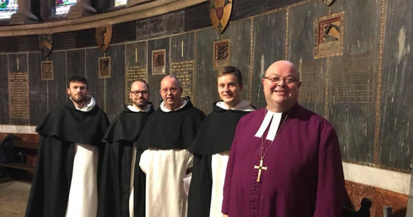 Dominican friars from St Mary’s, Pope’s Quay, Cork, were welcomed by the Bishop.