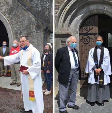 Two new Cork rectors worship with parishioners in person for the first time