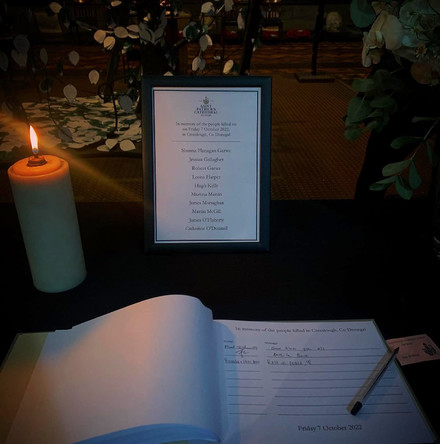 St Patrick’s Cathedral, Dublin opens book of condolence for Creeslough