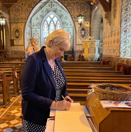 Minister Heather Humphreys visits Church of the Ascension in Timoleague