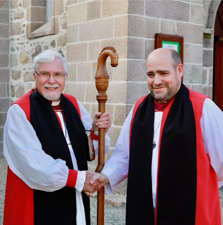 Bishop Darren McCartney is instituted in Kilbroney