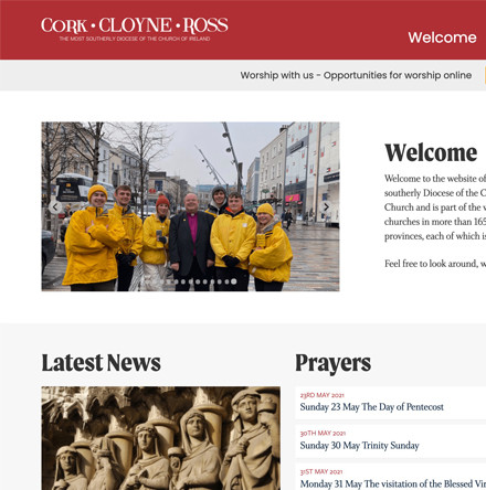 Cork, Cloyne and Ross launches new Diocesan website