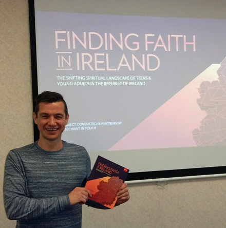 Jasper Rutherford gives presentation on ‘Finding Faith in Ireland’ Barna Report to the Church’s Central Communications Board