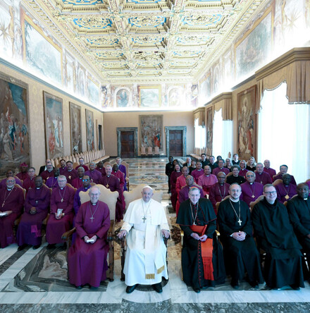 Primates meet with Pope Francis