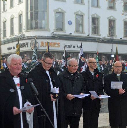 Remembrance Sunday service in Londonderry
