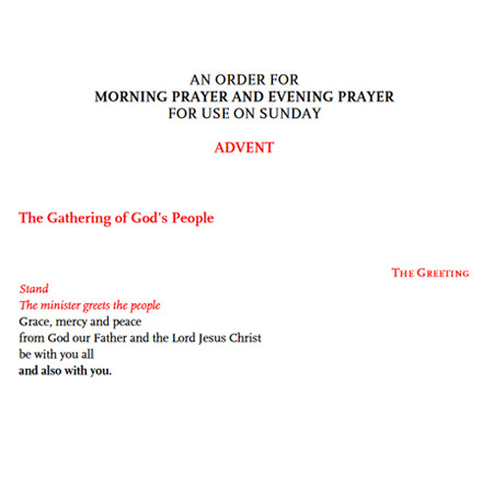 Seasonal Service of Morning and Evening Prayer now live on the Church of Ireland website