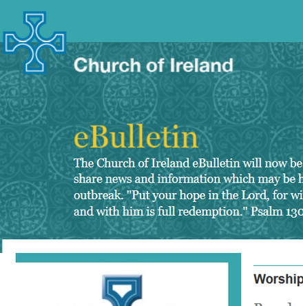 Sign–up for the Church of Ireland eBulletin