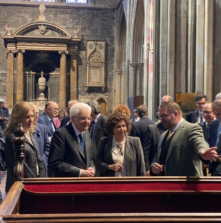 Visit of the President of Italy to Saint Patrick’s Cathedral, Dublin