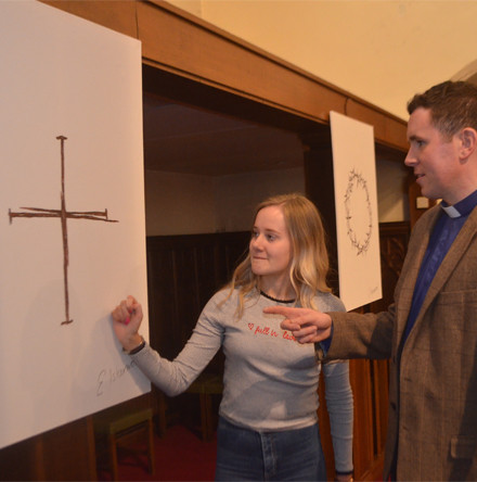 Christ’s passion reflected in Holy Week paintings by teenage Omagh parishioner