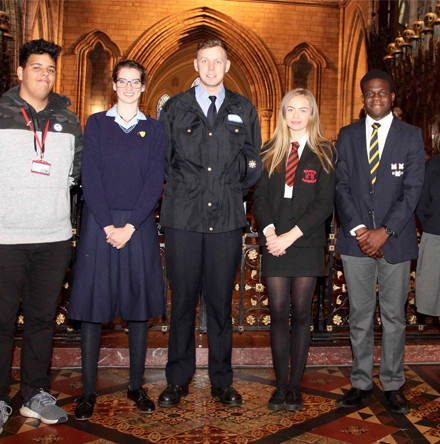 Second Level Schools Service sees students urged to promote peace