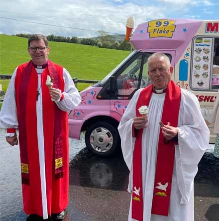 Bishop Andrew gets his just desserts after Leckpatrick Confirmation Services