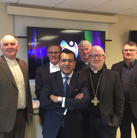Church Leaders meet with BBC Religion Editor on visit to Belfast