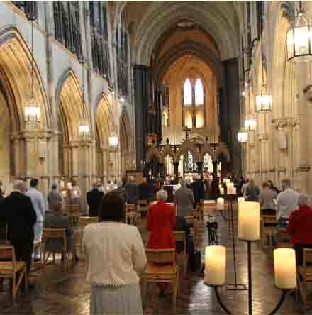 Christ Church welcomes worshippers back for Patronal Service