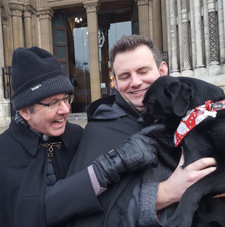 Belfast Cathedral Black Santa raises £160,000 for charities