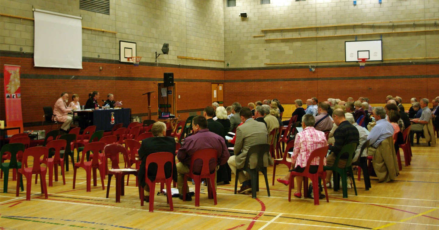 The Synod in session.