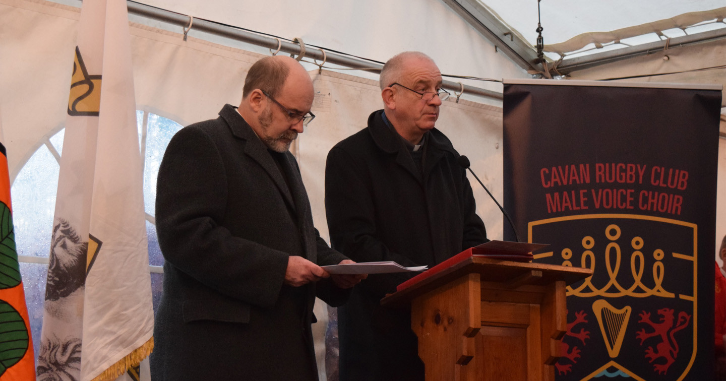 Dean Nigel Crossey and Fr Séan McDermott.