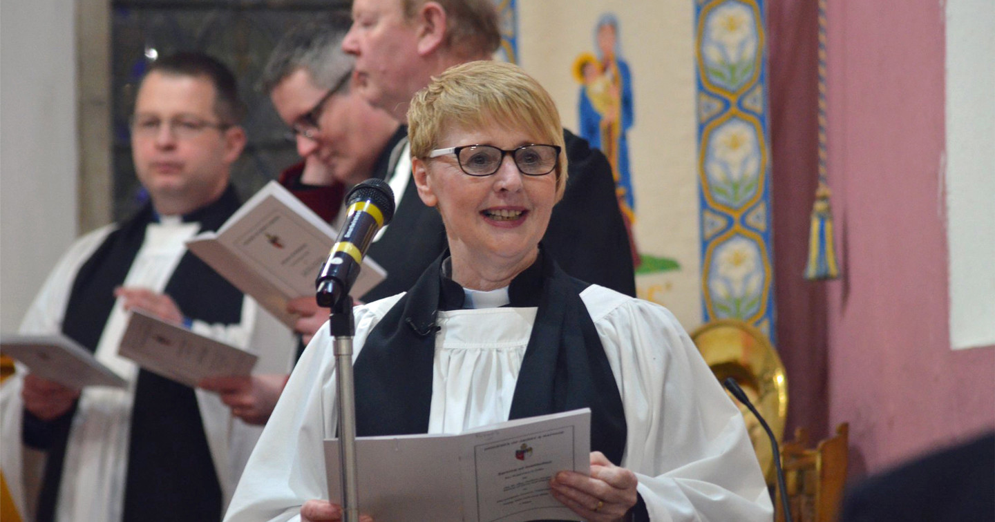 The Rev Rosie Diffin, new Rector of Kilcronaghan.