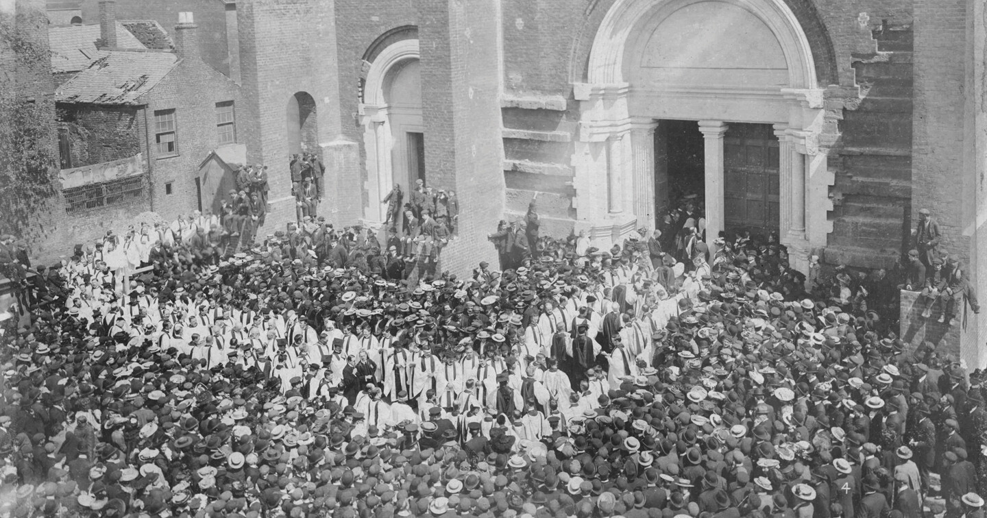 The Service of Consecration of the Nave of St Anne’s Cathedral, Belfast, on June 2 1904.