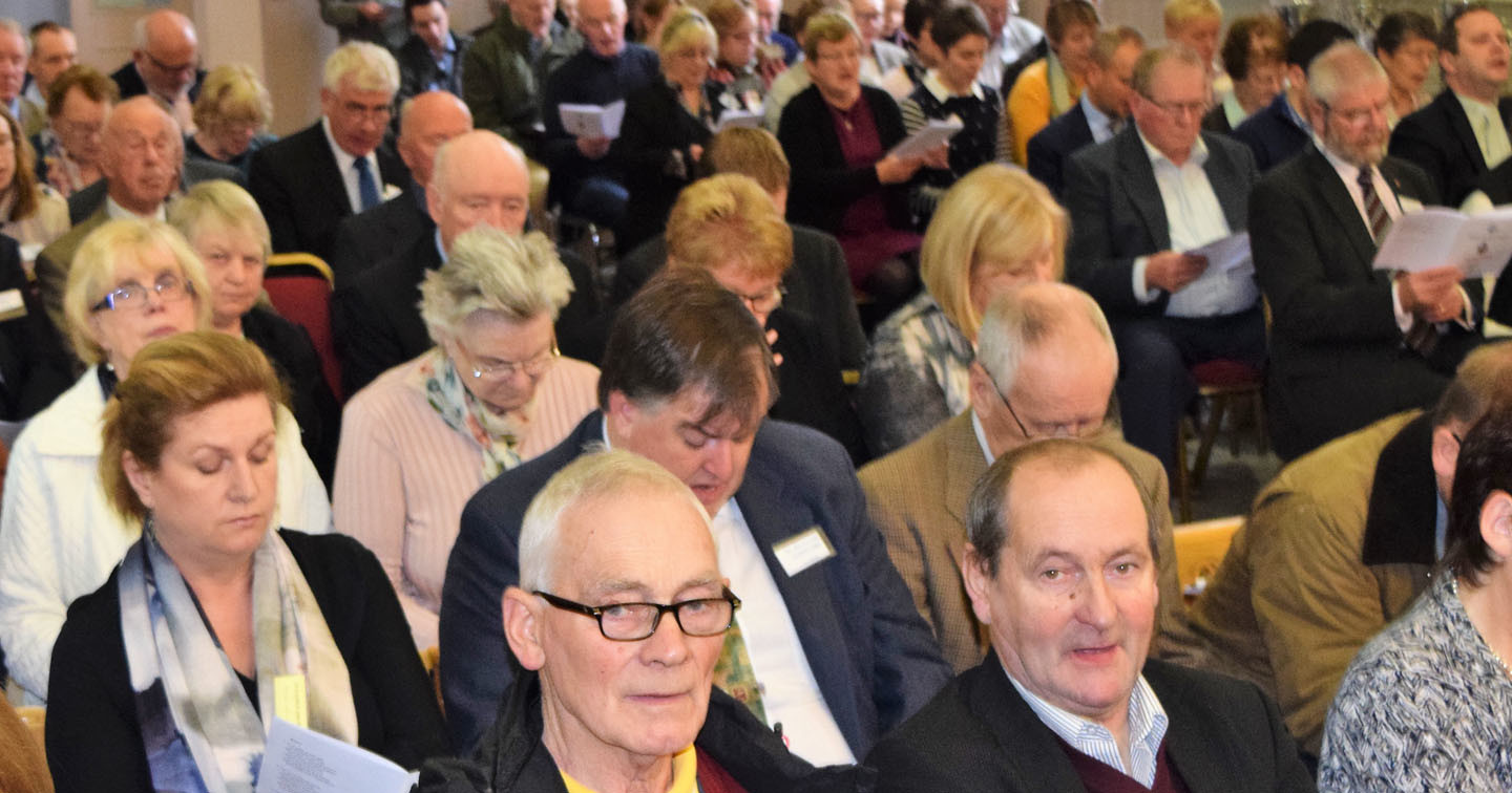 Members of Synod at the Service of Holy Communion, in St George's Church, Carrick-on-Shannon.