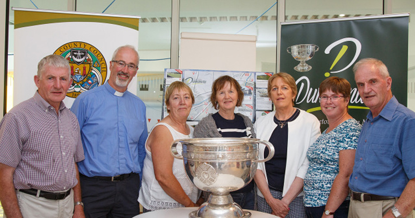 Sam Maguire Community Bell ringing team: Barry Collins, the Rev. Cliff Jeffers, Betty Kingston, Valerie Jennings, Margaret Hennessy, Eunice Jeffers and John Deane.