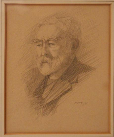 Portrait of Canon William Somerville- Large by Edith Somerville. Courtesy of Faith Frankland