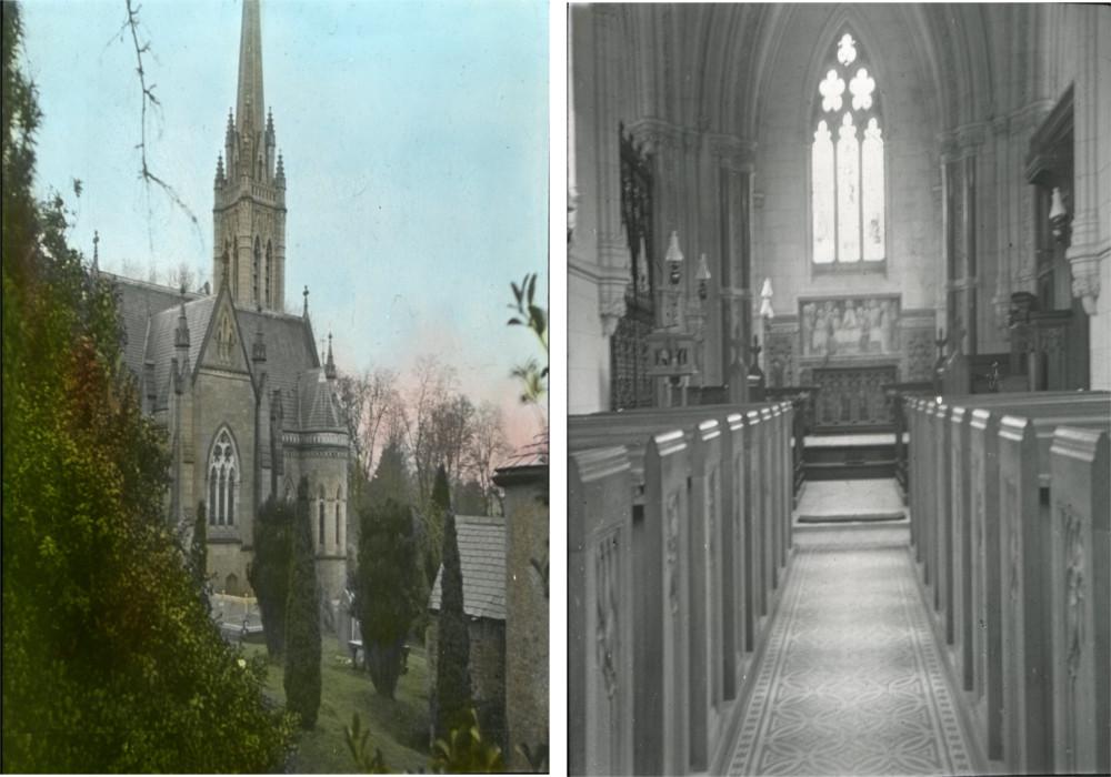 ‘Myshall Church, Diocese of Leighlin, 4 March 1936', & ‘Interior, Myshall Church, Stratford-on-Slaney, 4 March 1936'