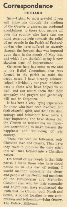 Church of Ireland Gazette 15 November 1957