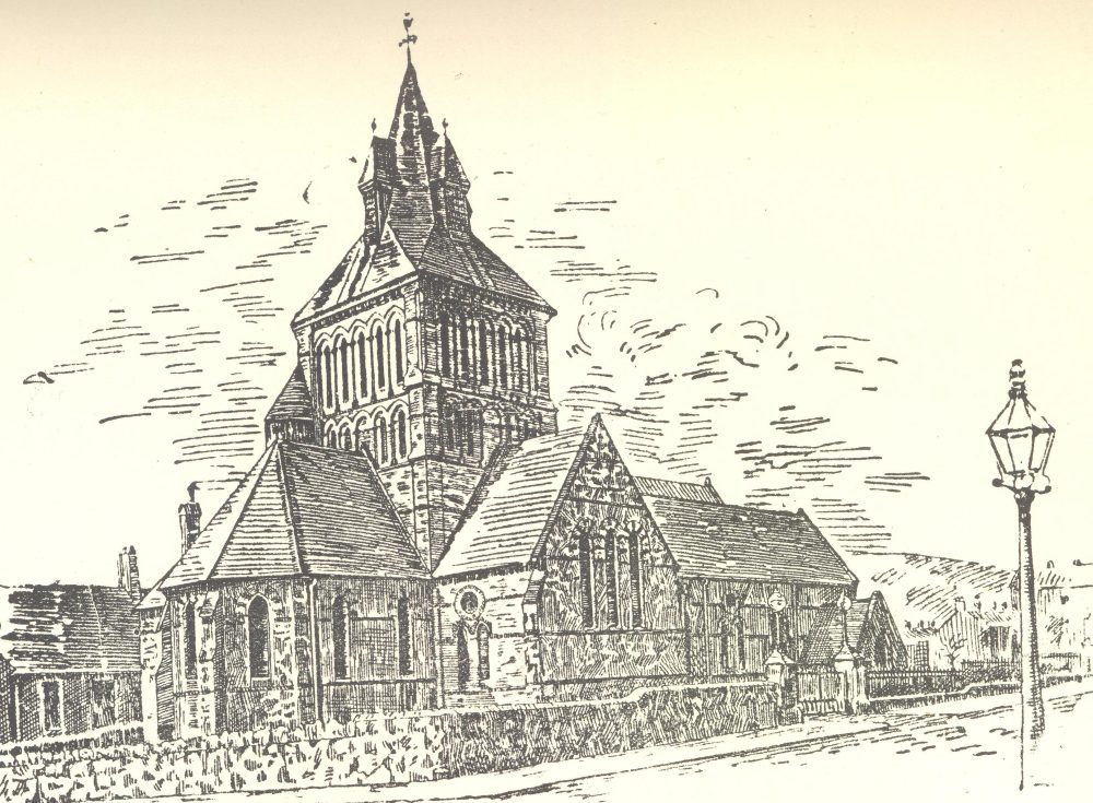 St Mary's parish church, Crumlin Road, from J.F. MacNeice, The Church of Ireland in Belfast (Belfast, 1931) being a history of the growth and development of its city parishes.