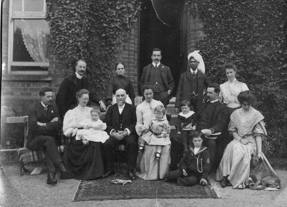 The Wilson family pictured at Malone Manse, Belfast, in the summer of 1906. As there is no professional photographer's stamp on the picture, it could well have been taken by David Brown. From a private family collection, courtesy of Mr Tony Irwin, Dungannon, County Tyrone.