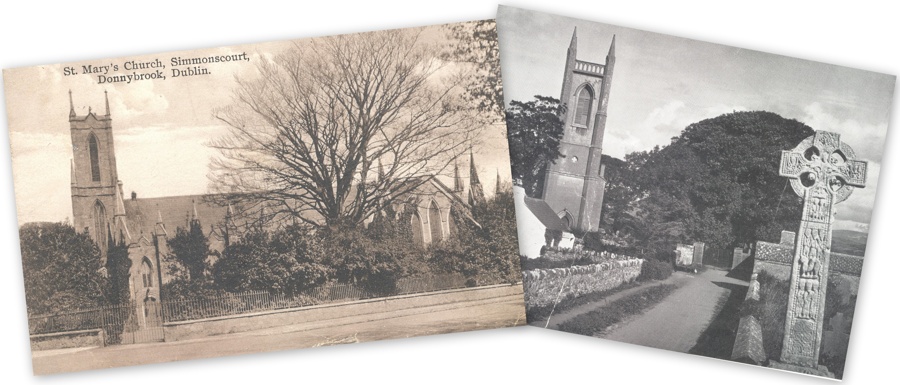 Early 20th century images of St Mary's Donnybrook and Drumcliffe county Sligo, parish churches, RCB Library collection