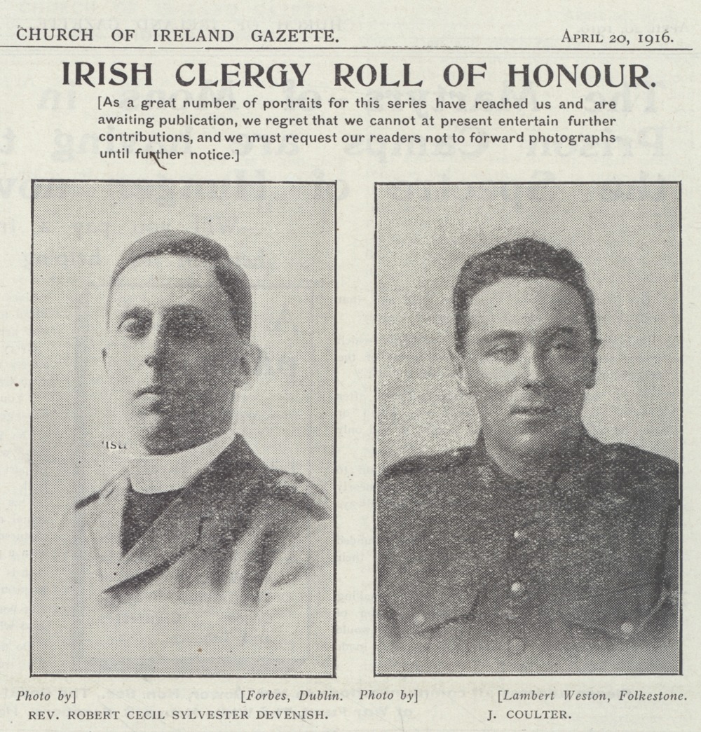 Clergy Roll of Honour