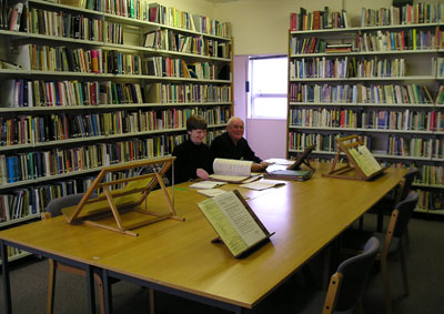 Reading Room in the RCB Library