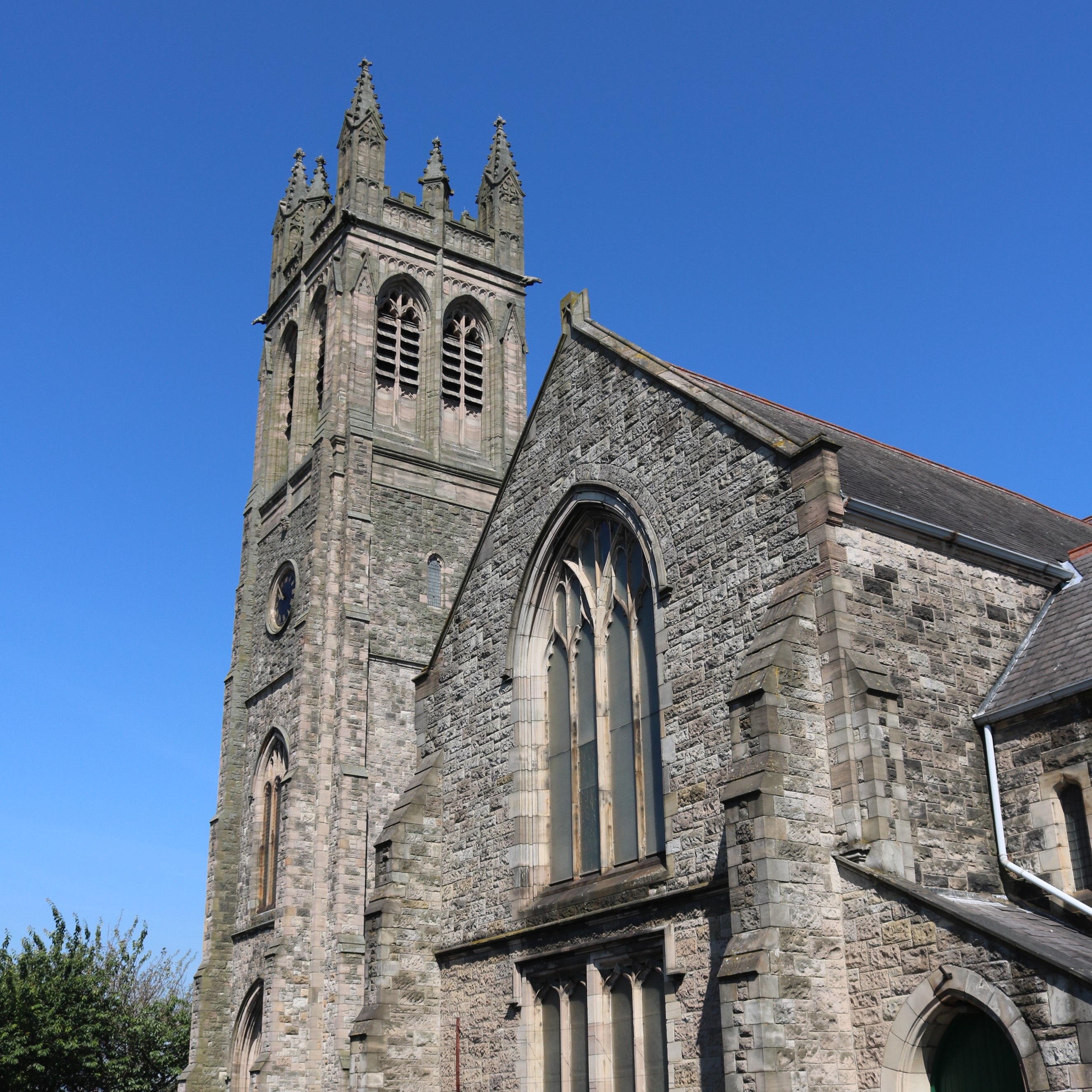 Exterior of St Patrick’s Church, Ballymacarrett, on Belfast’s Newtownards Road.