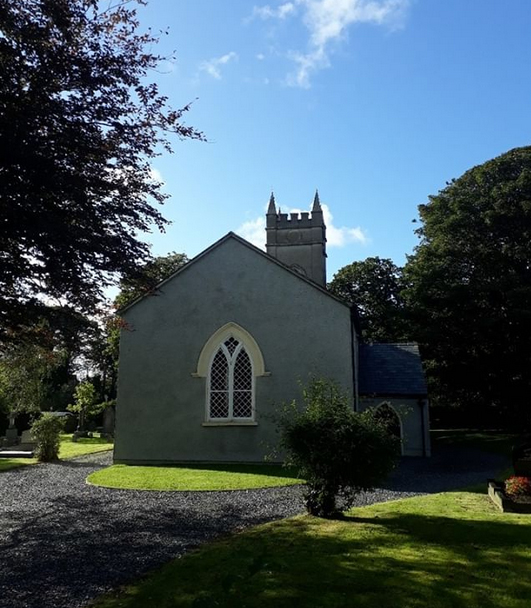 Cloncha parish church in Malin, Co. Donegal, part of the Diocese of Derry and Raphoe.