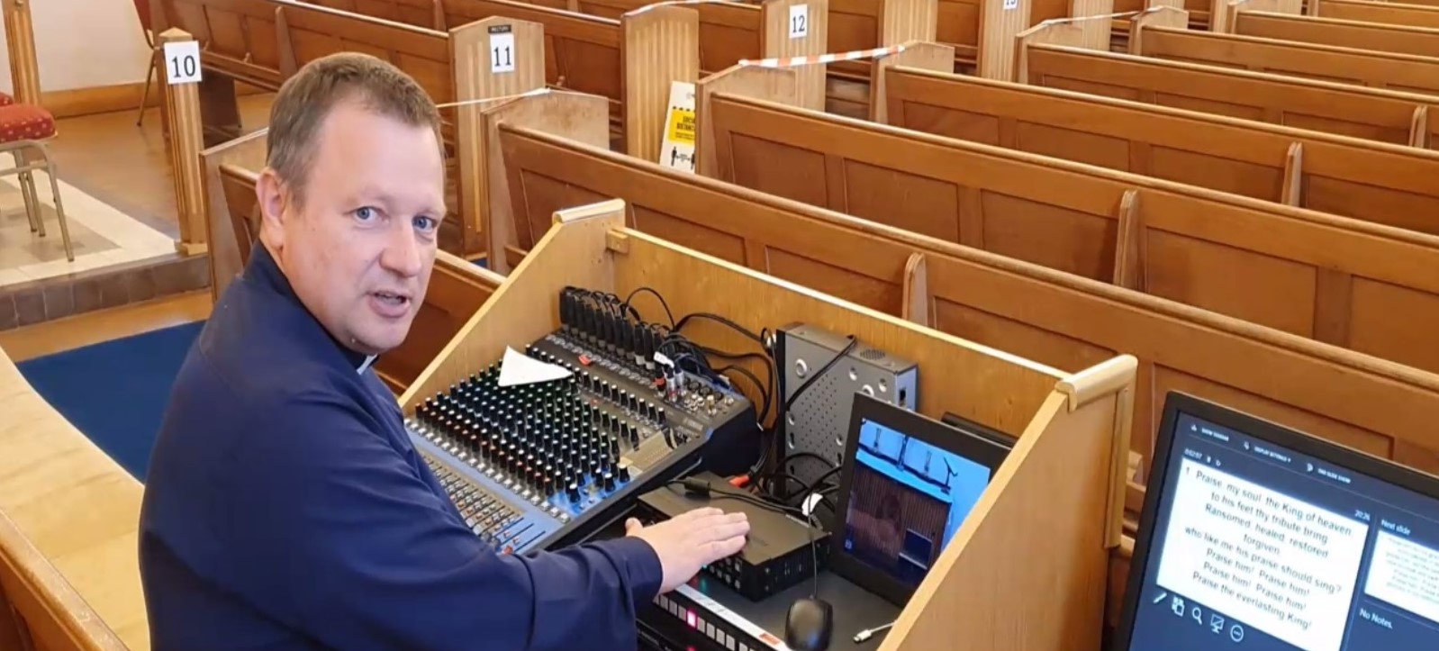 The Revd Andrew Quill discusses the technological side of online church.