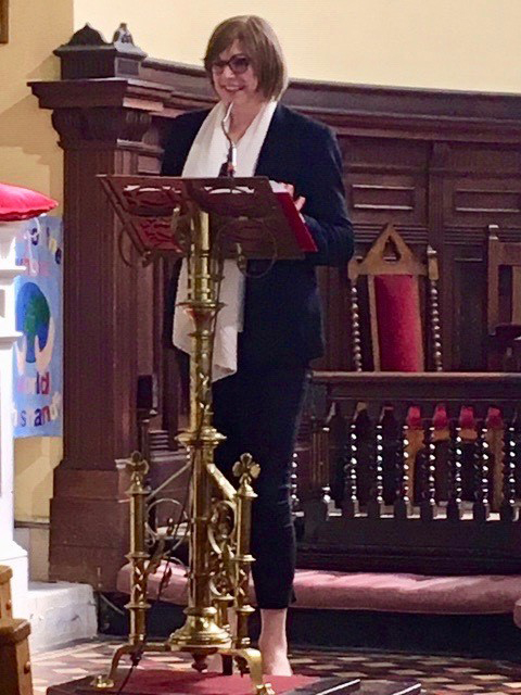 Sara-Jane Cromwell spoke about the importance to her of faith.