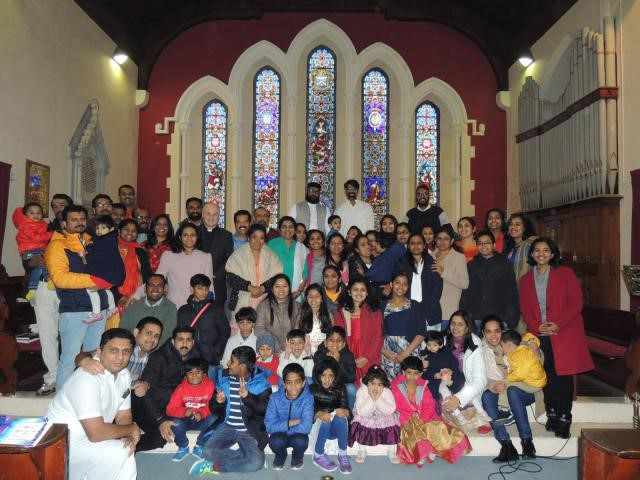 The 10th anniversary celebrations of the members of the Indian Orthodox Church in St Michael's Church, Blackrock, Cork.