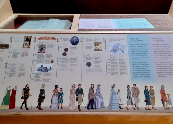 One of the interactive panels in the visitor experience.