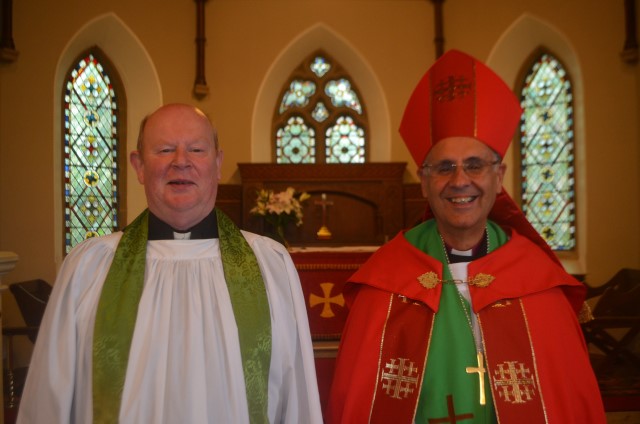 The Rev Canon David Crooks (Rector of Taughboyne Group of Parishes) and his brother-in-law, the Rt Rev Hall Spiers, Bishop of Mahajanga.