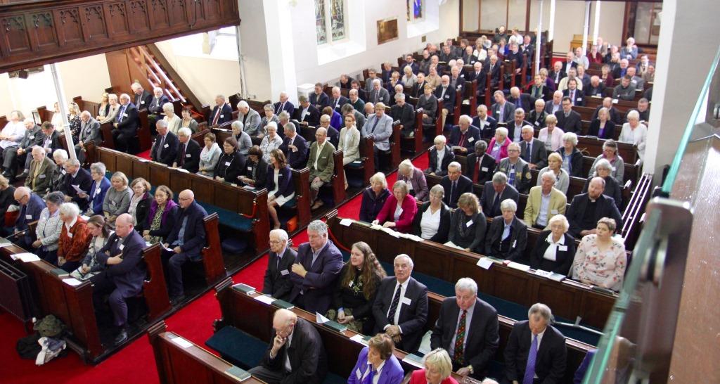 The congregation at the Diocesan Synod Service in Christ Church Taney.