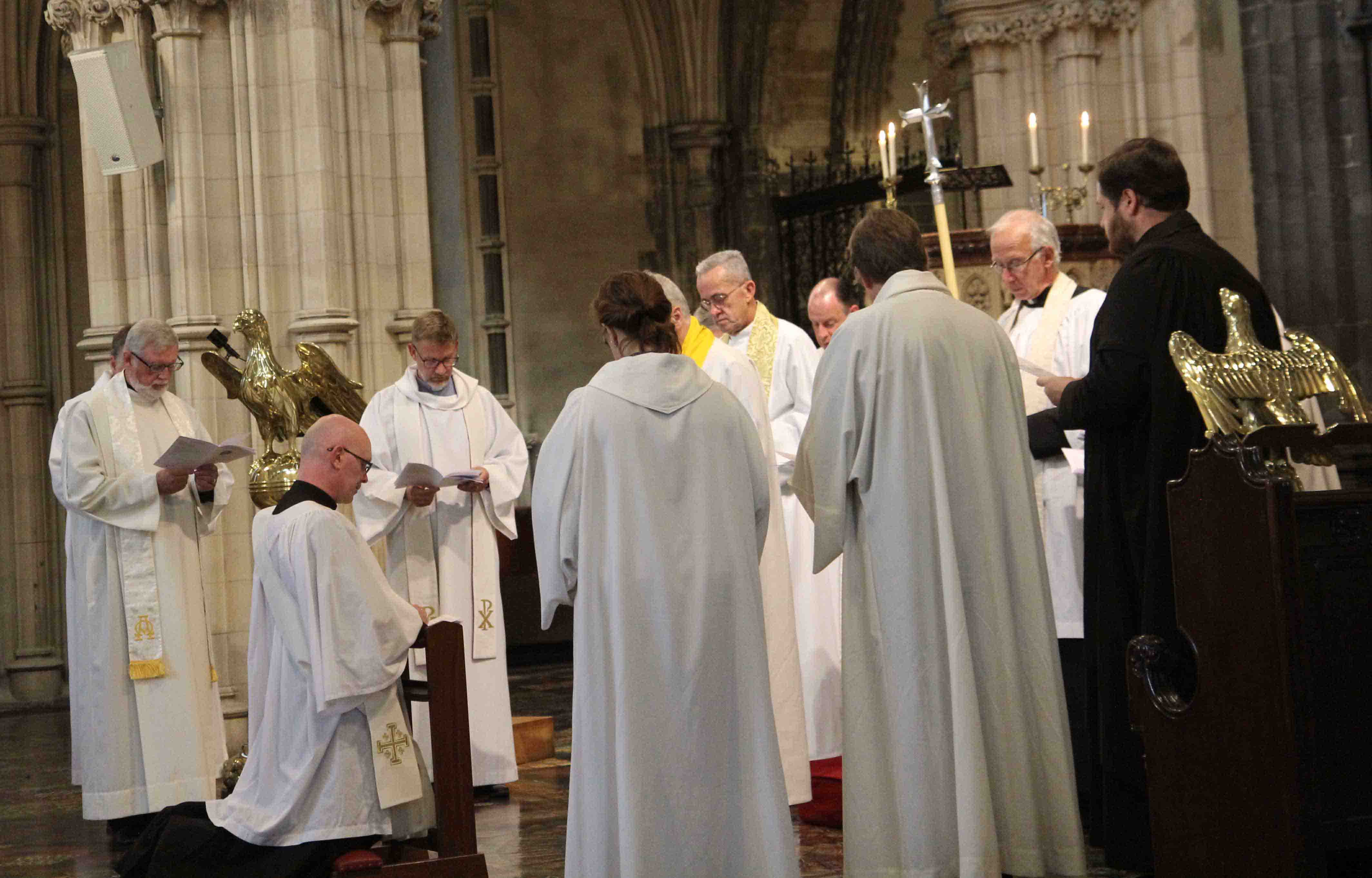 The Revd Tom O'Brien is ordained to the Priesthood in Christ Church Cathedral.