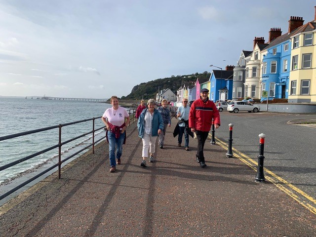 Parishioners from Whitehead & Islandmagee out for a socially distanced walk last summer when lockdown restrictions were eased. Parishioners stepped up to a virtual lap of Ireland challenge which took place between January 1 and St Patrick's Day.