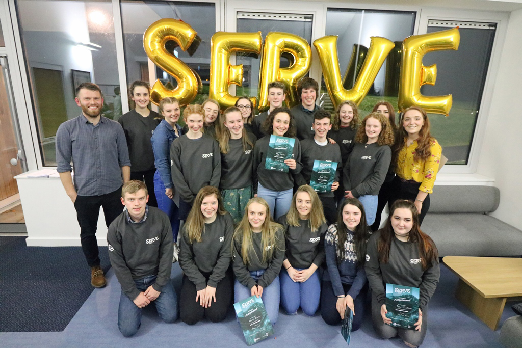 The graduation from the SERVE young leaders' course in Down and Dromore.