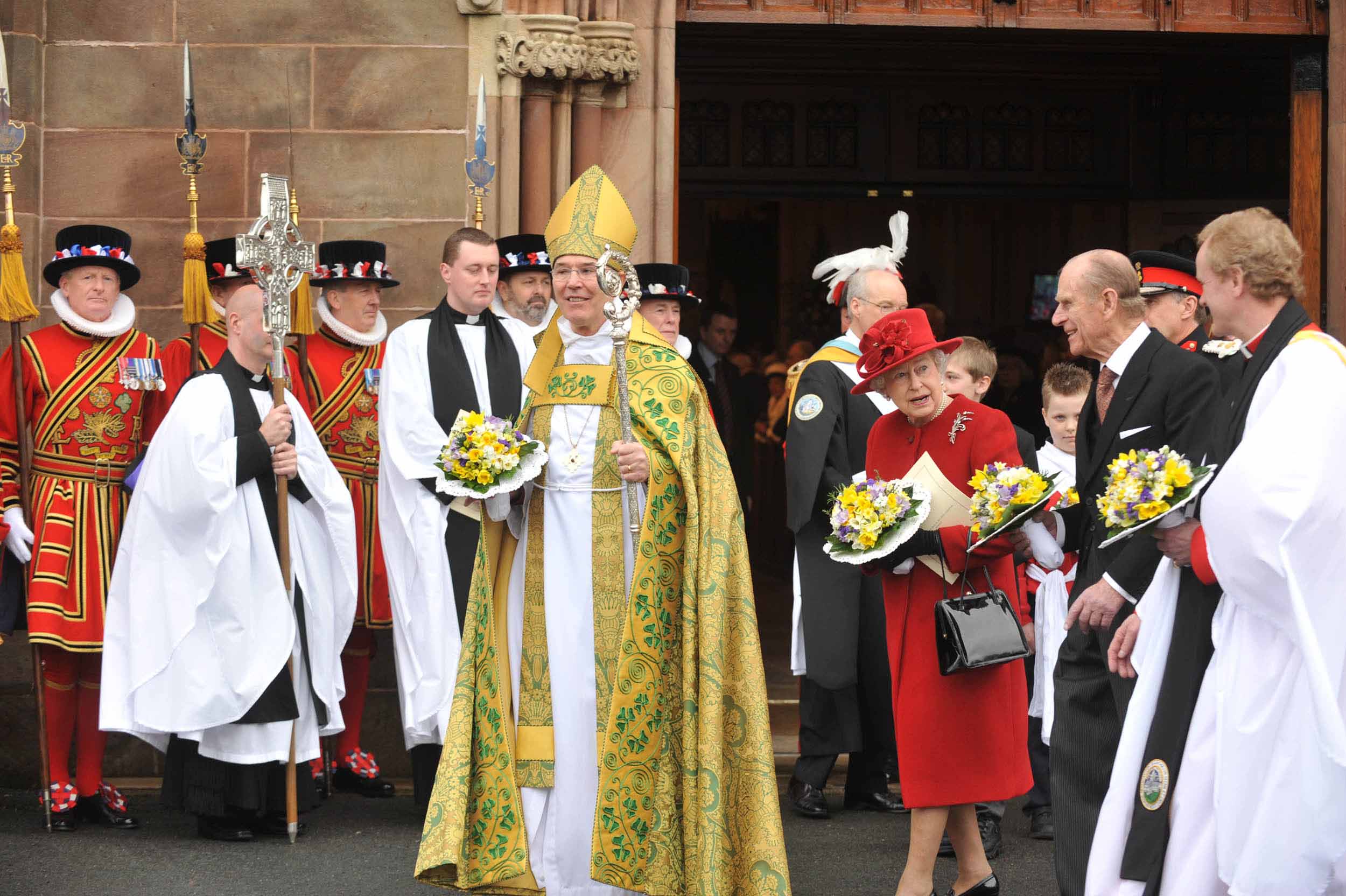 The Queen at the Maundy Service in Armagh, 2008.