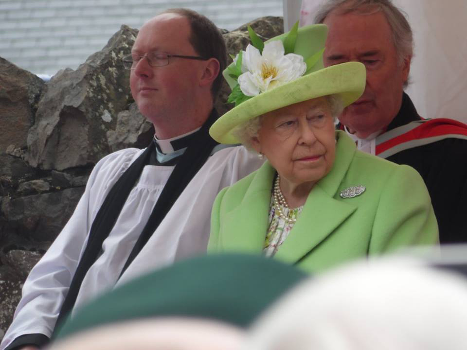 The Queen in Bushmills, 2016.