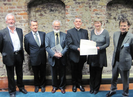 Pictured with Archdeacon Pierpoint are some of the speakers at the seminar